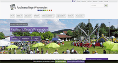 Desktop Screenshot of paulinenpflege.de