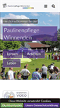 Mobile Screenshot of paulinenpflege.de